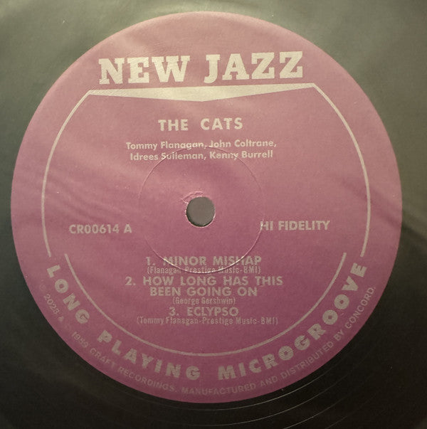 Tommy Flanagan, John Coltrane, Kenny Burrell, Idrees Sulieman : The Cats (LP, Album, Mono, RE, 180)