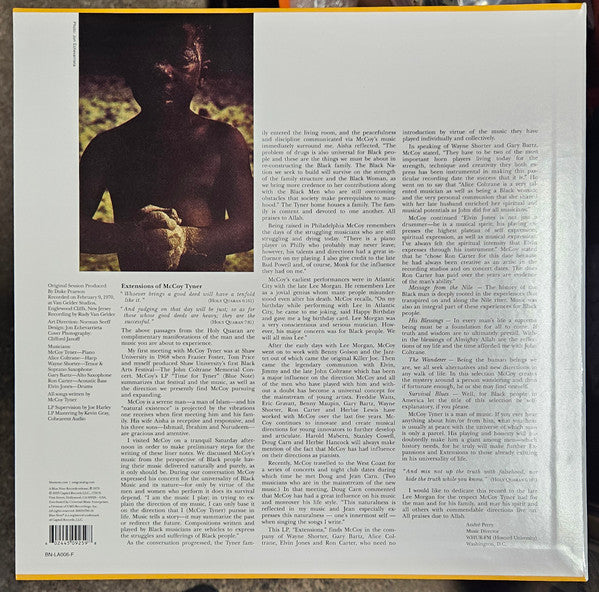 McCoy Tyner : Extensions (LP, Album, RE, 180)