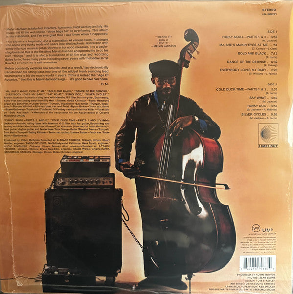 Melvin Jackson : Funky Skull (LP, Album, RE, 180)