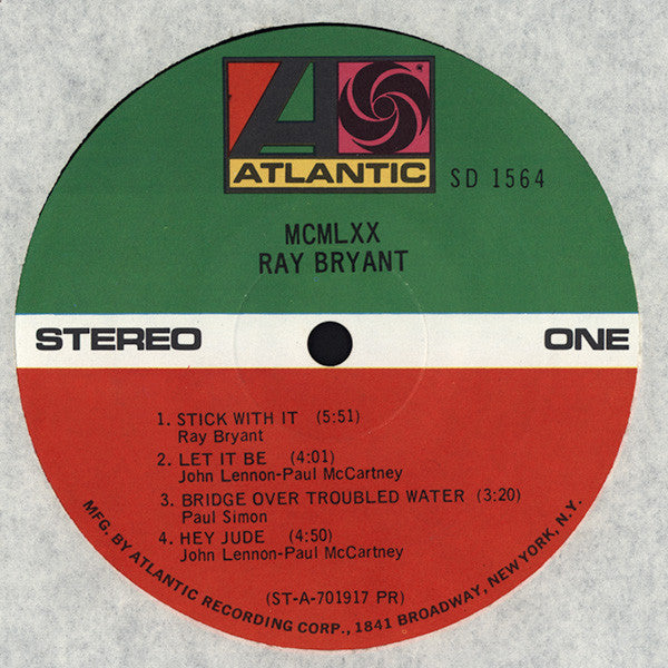 Ray Bryant : MCMLXX (LP, Album, PR )