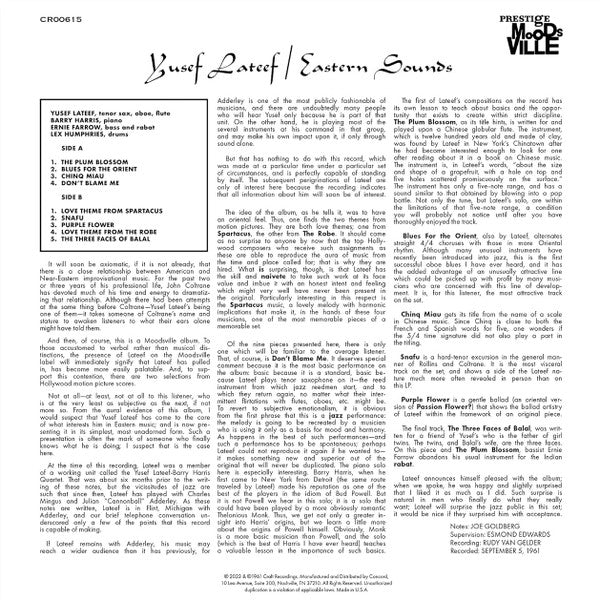 Yusef Lateef ~ Eastern Sounds (Vinyl) - Djungel & Jazz