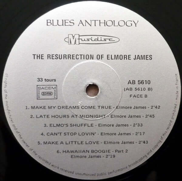 Elmore James : The Resurrection Of Elmore James (LP, Comp, RE)