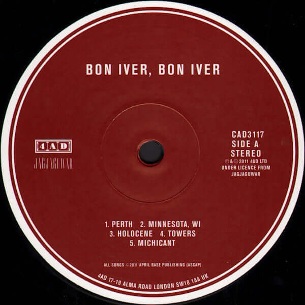 Bon Iver : Bon Iver, Bon Iver (LP, Album)