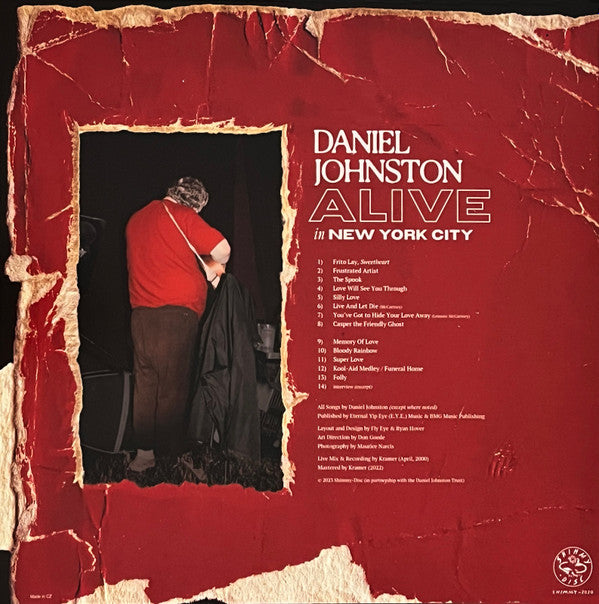 Daniel Johnston ~ Alive In New York City (Vinyl) - Djungel & Jazz