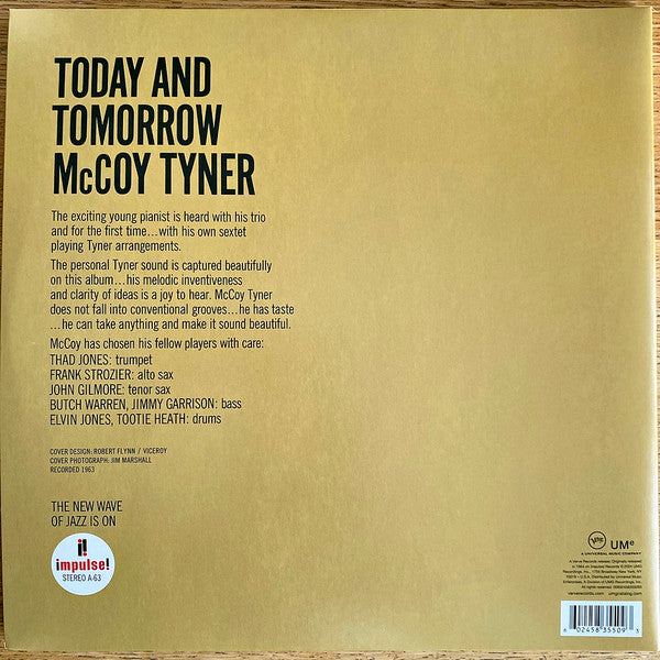 McCoy Tyner : Today And Tomorrow (LP, Album, RE, RM)