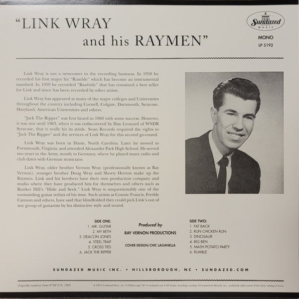 Link Wray And His Ray Men ~ Jack The Ripper (Vinyl) - Djungel & Jazz