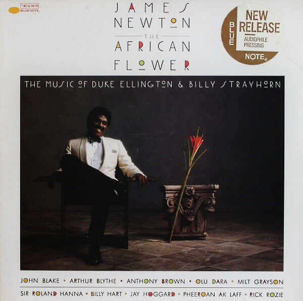 James Newton (2) : The African Flower (The Music Of Duke Ellington & Billy Strayhorn) (LP, Album, Dir)