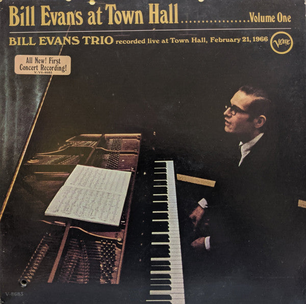 Bill Evans Trio* : Bill Evans At Town Hall (Volume One) (LP, Album, Mono)