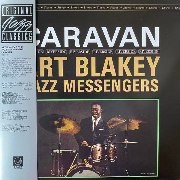 Art Blakey & The Jazz Messengers : Caravan (LP, Album, RE, 180)