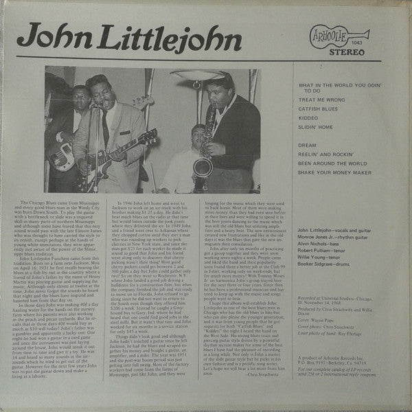 John Littlejohn : John Littlejohn's Chicago Blues Stars (LP, Album)