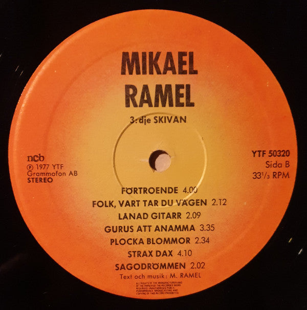Mikael Ramel : 3:e Skivan (LP, Album)