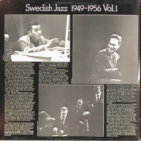 Various : Siesta - Swedish Jazz 1949-1956 Vol. 1 (2xLP, Comp, Mono)