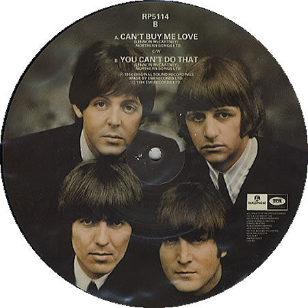 The Beatles : Can't Buy Me Love (7", Single, Ltd, Pic, RE)
