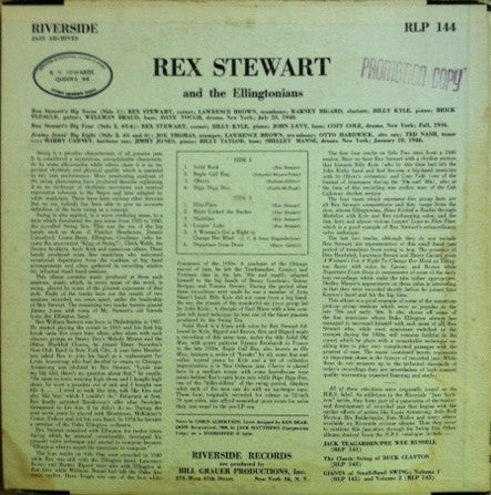 Rex Stewart And The Ellingtonians : Rex Stewart And The Ellingtonians (LP, Album)