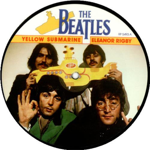 The Beatles : Yellow Submarine / Eleanor Rigby (7", Single, Ltd, Pic, RE)