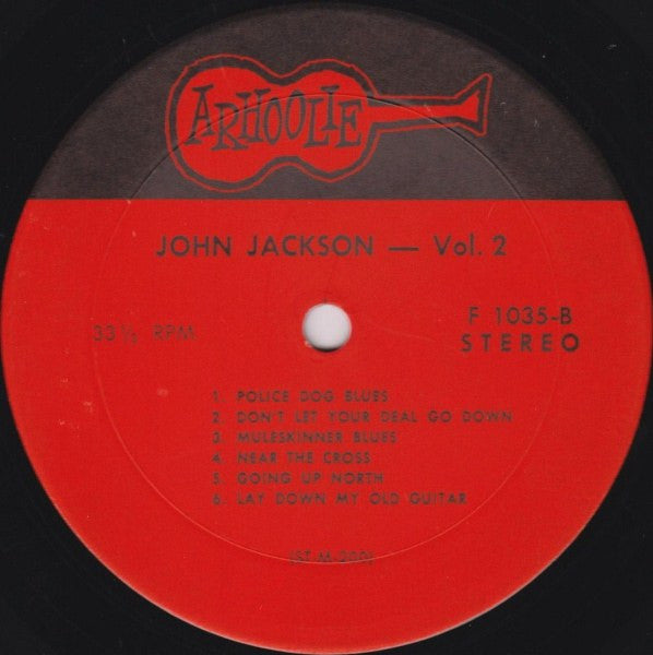 John Jackson (4) : Vol. 2: More Blues And Country Dance Tunes From Virginia (LP, Album, RE)