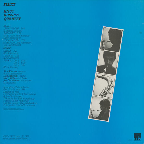 Knut Riisnæs Quartet : Flukt (LP, Album)