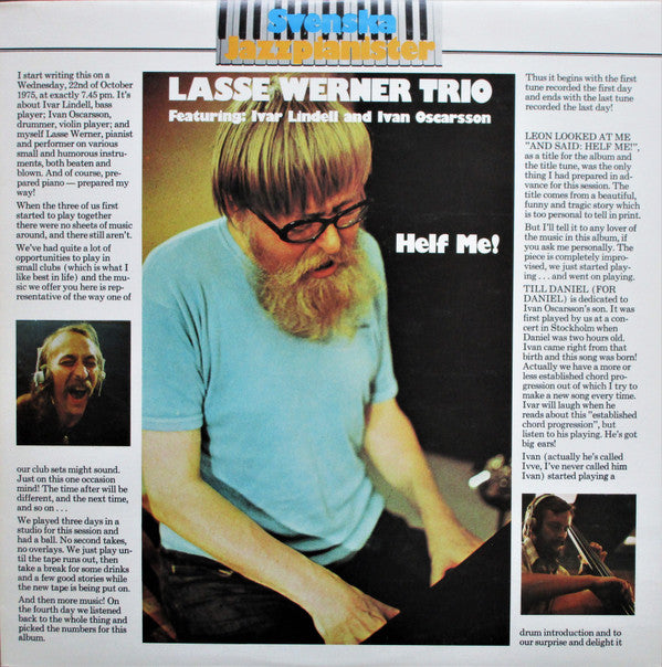 Lasse Werner Trio : Helf Me! (LP, Album)