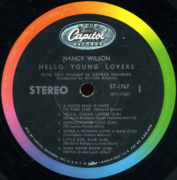 Nancy Wilson : Hello Young Lovers (LP, Album)