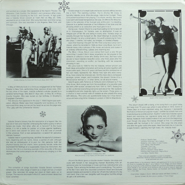 Valaida Snow : Hot Snow (Queen Of The Trumpet Sings & Swings) (LP, Comp)