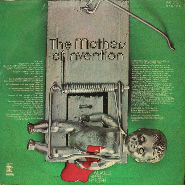 The Mothers : Weasels Ripped My Flesh (LP, Album)