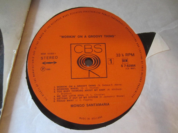 Mongo Santamaria : Workin' On A Groovy Thing (LP, Album)
