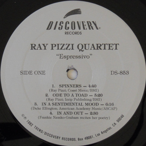 Ray Pizzi Quartet : Espressivo (LP, Album)