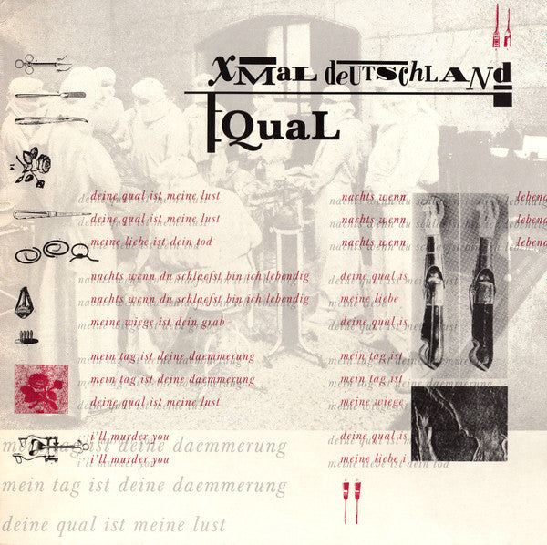 X Mal Deutschland : Qual (12", Single)