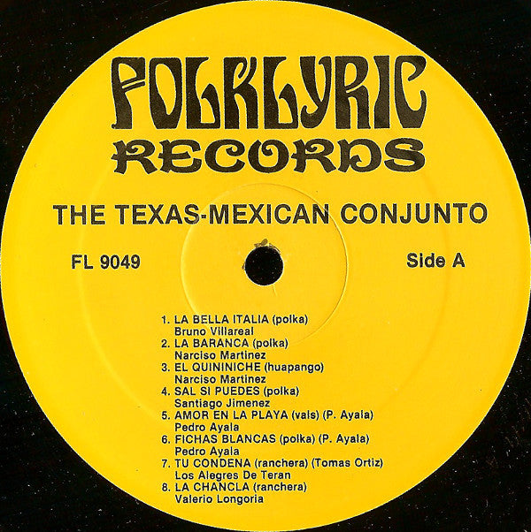 Various : Texas-Mexican Border Music Vol. 24 - The Texas-Mexican Conjunto (LP, Comp)