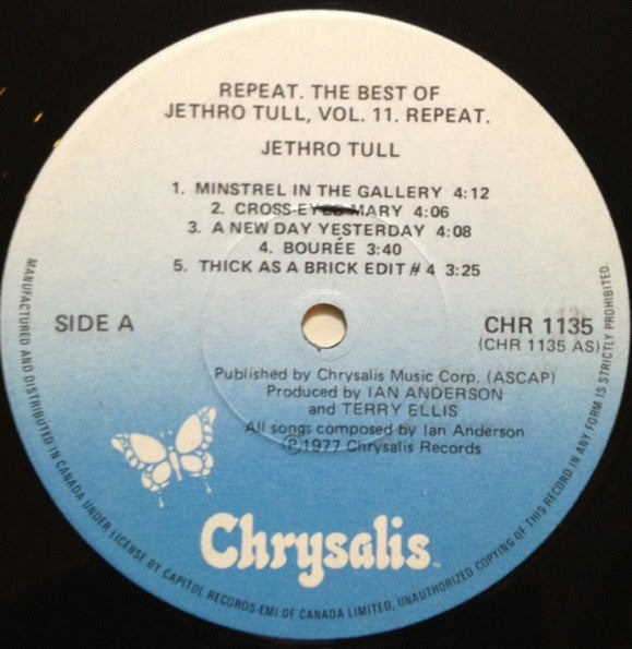 Jethro Tull : Repeat - The Best Of Jethro Tull - Vol. II (LP, Comp)