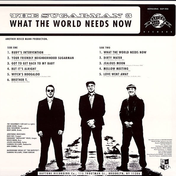 The Sugarman 3* : What The World Needs Now (LP, Album, Mono)