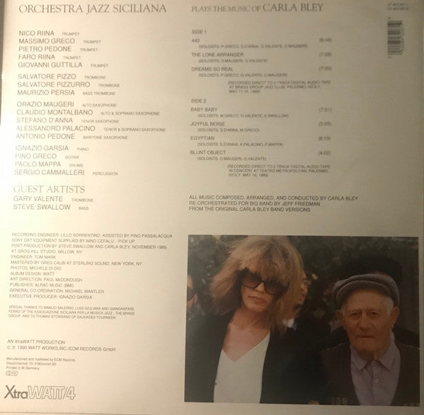 Orchestra Jazz Siciliana : Plays The Music Of Carla Bley (LP, Album)