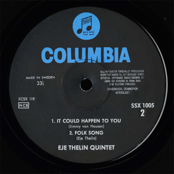 Eje Thelins Kvintett : So Far (LP, Album)