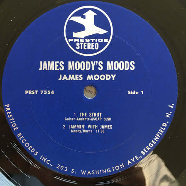 James Moody : James Moody's Moods (LP, Album, RE, RM)
