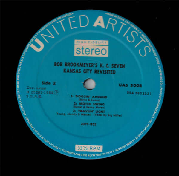 Bob Brookmeyer : Kansas City Revisited (LP, Album, RE)