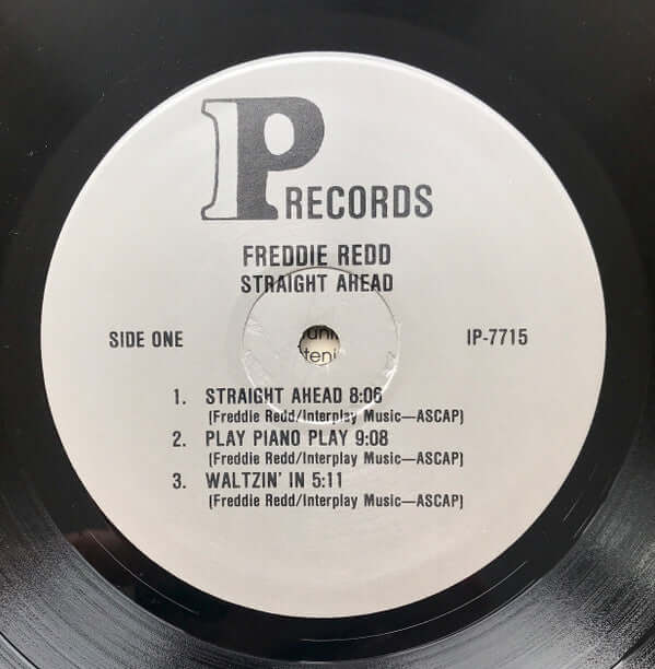 Freddie Redd : Straight Ahead! (LP, Album)