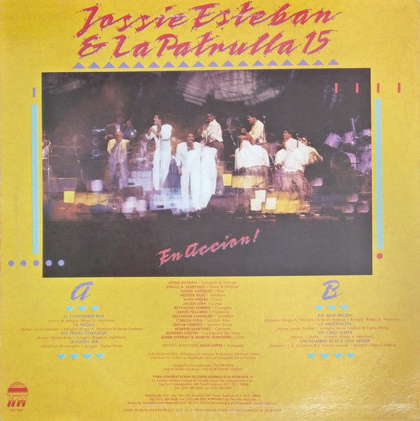 Jossie Esteban Y La Patrulla 15 : En Acciòn! (LP, Album)