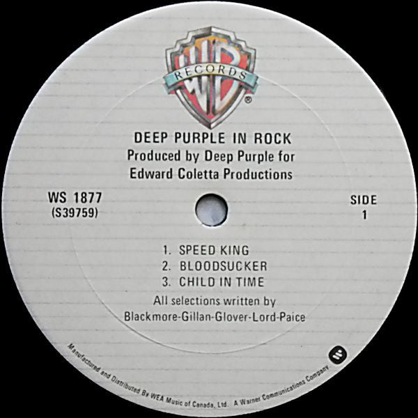 Deep Purple : In Rock (LP, Album, RE, Gat)