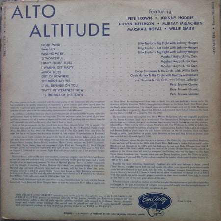 Various : Alto Altitude (LP, M/Print)