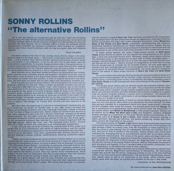Sonny Rollins : The Alternative Rollins (2xLP, Album, Gat)