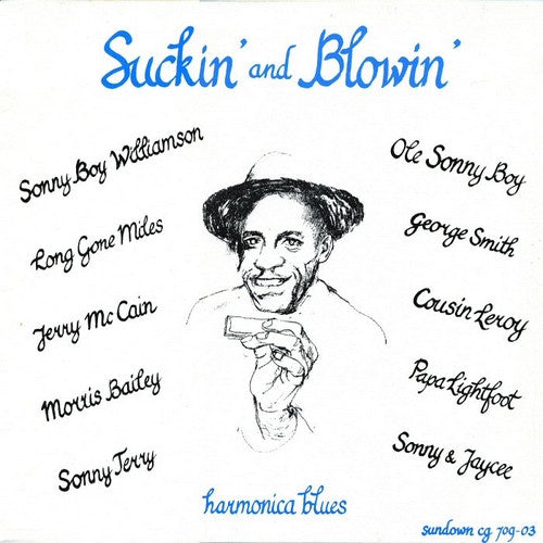 Various : Suckin' And Blowin' - Harmonica Blues (LP, Comp)