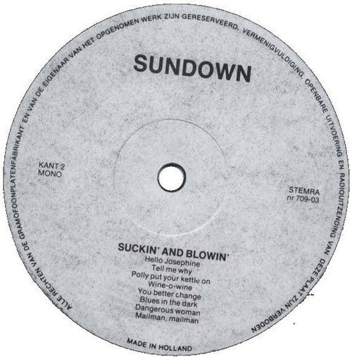 Various : Suckin' And Blowin' - Harmonica Blues (LP, Comp)