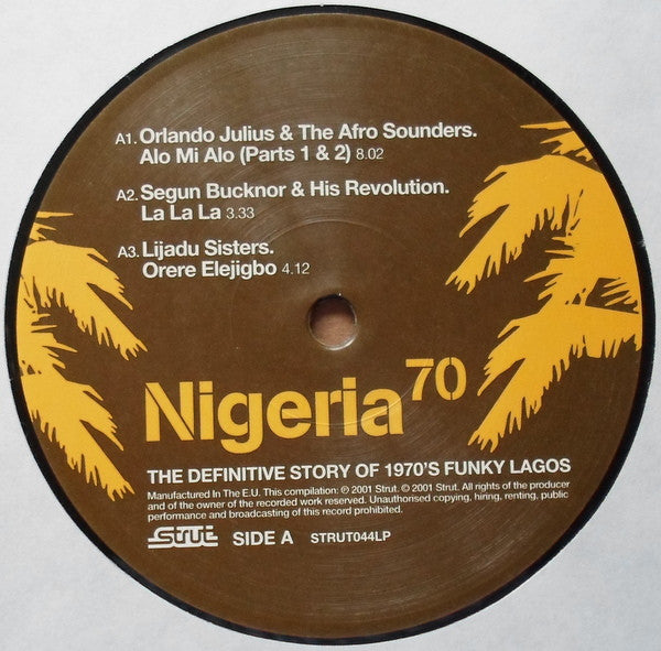 Various ~ Nigeria 70 (The Definitive Story of 1970's Funky Lagos) (Vinyl) - Djungel & Jazz