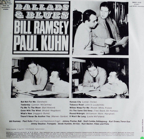 Paul Kuhn & Bill Ramsey : Ballads & Blues (LP, Album)