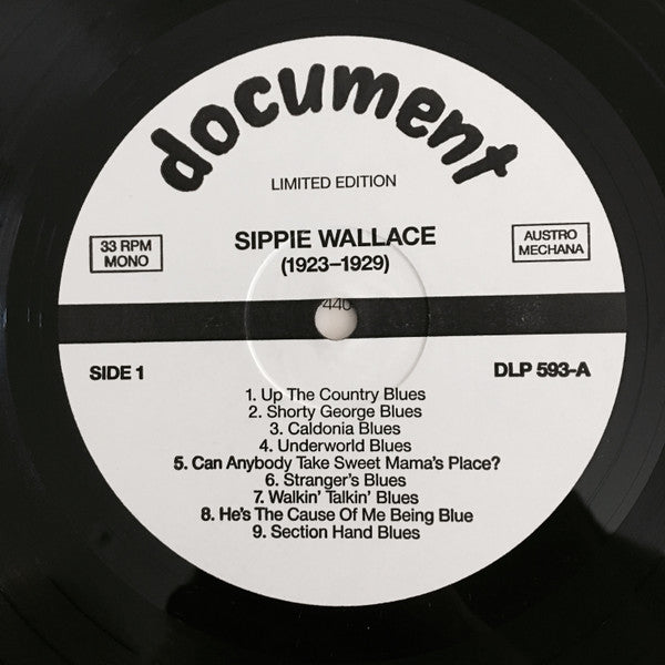 Sippie Wallace : (1923-1929) (LP, Comp, Ltd)