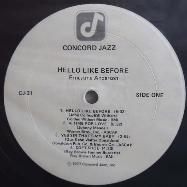 Ernestine Anderson : Hello Like Before (LP, Album)