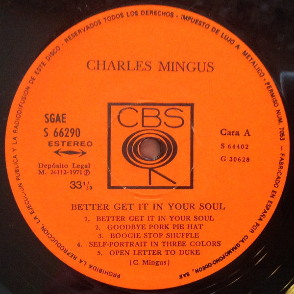 Charles Mingus : Better Git It In Your Soul (2xLP, Comp)
