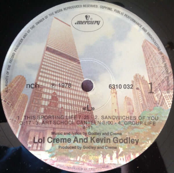 Godley & Creme : L (LP, Album)