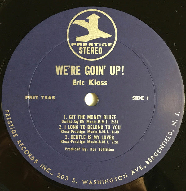 Eric Kloss : We're Goin' Up (LP, Album)