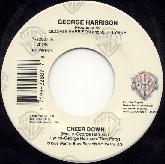 George Harrison : Cheer Down (7", Single)